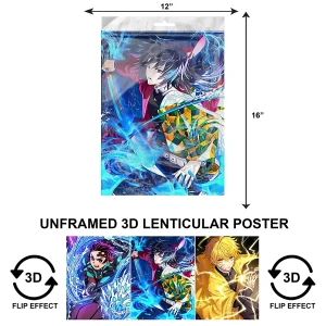 3DPNF-007 Anime - Demon Slayer Giyu Tomioka UnFramed Poster