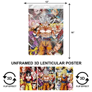 3DPNF-010 Anime - Naruto's Gang UnFramed Poster