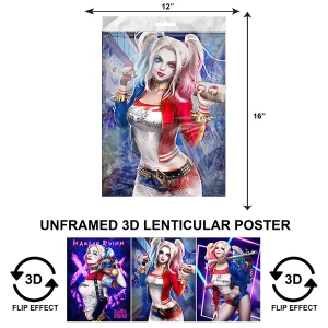 3DPNF-012 Super Heroes - DC Harley Quinn UnFramed Poster