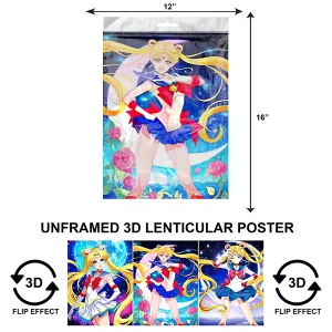 3DPNF-015 Anime - Sailor Moon UnFramed Poster