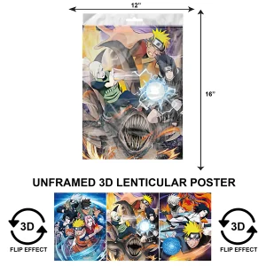 3DPNF-020 Anime - Naruto Power Source UnFramed Poster