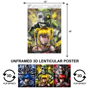 3DPNF-024 Anime - Goku Saitama Midoriya Bakugou Todoroki Kamado Tanjirou Kamado UnFramed Poster