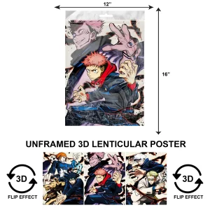 3DPNF-025 Anime - Jujutsu Kaisen UnFramed Poster