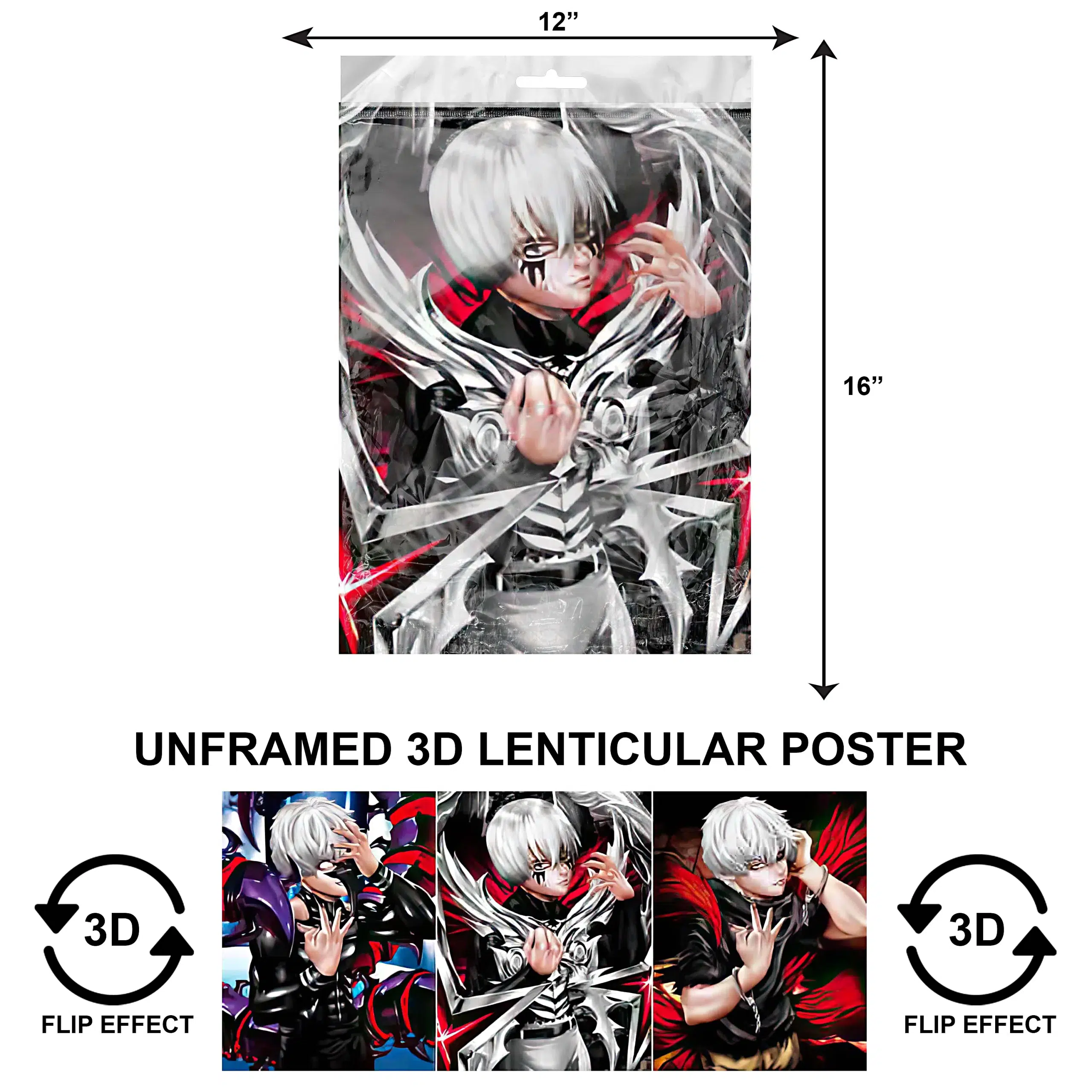 3DPNF-030 Anime - Tokyo Ghoul UnFramed Poster