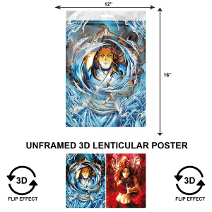 3DPNF-032 Anime - Airbender - Katara UnFramed Poster