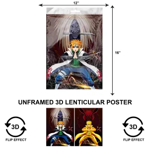 3DPNF-047 Anime - Naruto Zen UnFramed Poster
