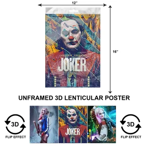 3DPNF-058 Movie - The Joker and Harley Quinn UnFramed Poster