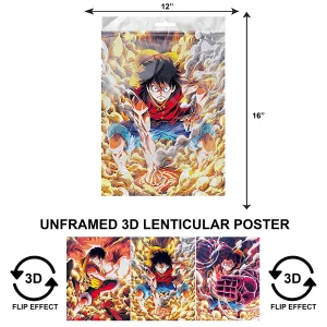 3DPNF-066 Anime - Monkey D Luffy UnFramed Poster