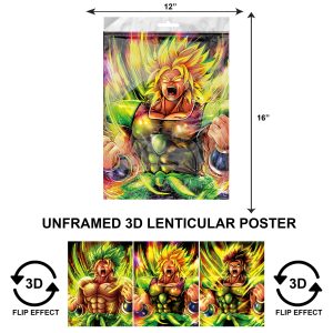 3DPNF-075 Anime - Dragon Ballz Super Broly UnFramed Poster