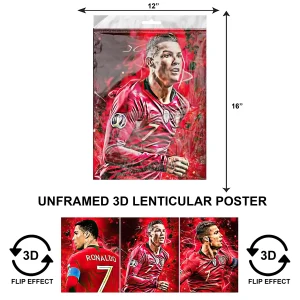 3DPNF-079 Sports - Cristiano Ronaldo 7 UnFramed Poster