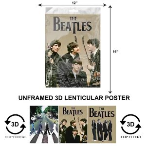 3DPNF-082 Music - The Beatles UnFramed Poster