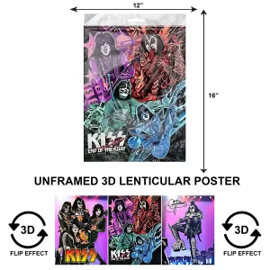 3DPNF-085 Music - Kiss UnFramed Poster