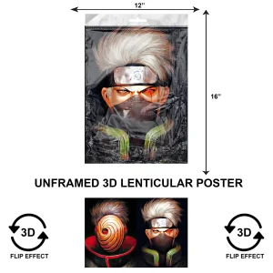 3DPNF-086 Anime - Naruto Masked UnFramed Poster