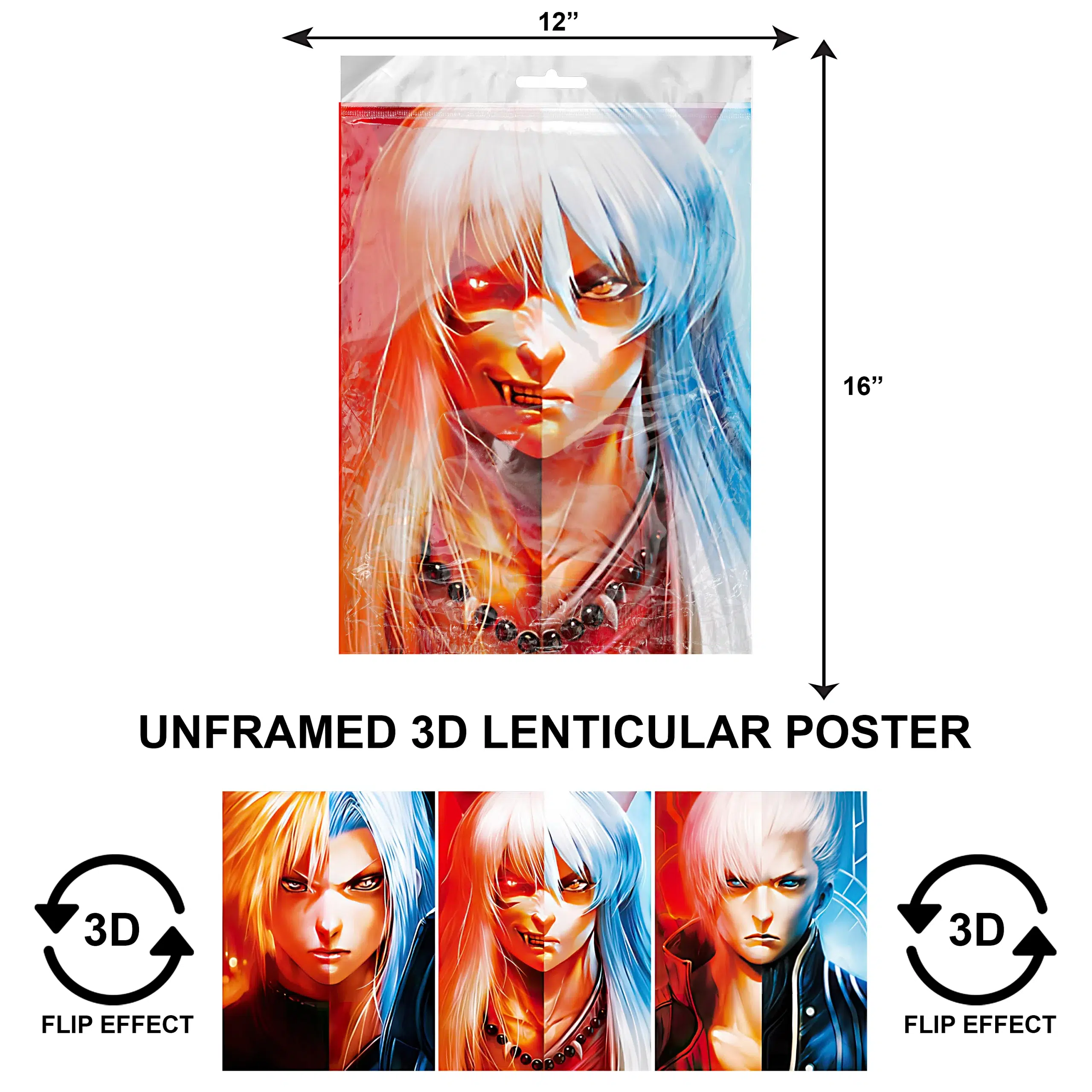 3DPNF-090 Anime - Ninka Gaiden UnFramed Poster