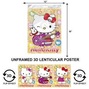 3DPNF-100 Cartoon - Hello Kitty Winks UnFramed Poster