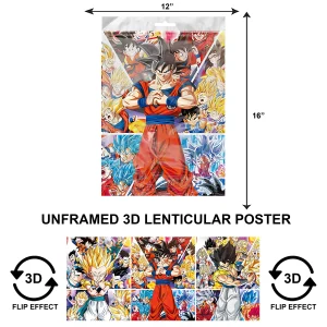3DPNF-103 Anime - Dragon Ballz Team Power UnFramed Poster