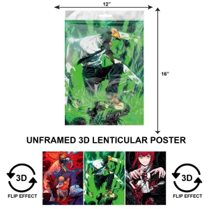 3DPNF-108 Anime - Chainsaw Man Destroys UnFramed Poster