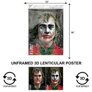 3DPNF-121 Movie - The Joker Mug Shot UnFramed Poster