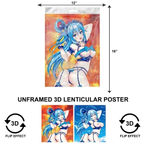 3DPNF-133 Anime - Aqua (KonoSuba) UnFramed Poster