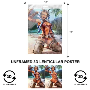 3DPNF-141 - Movie - Star Wars Sexy Ahsoka Tano UnFramed Poster