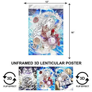 3DPNF-142 Anime - One Piece Monkey D. Luffy UnFramed Poster