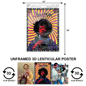 3DPNF-147 Music - Jimmy Hendrix UnFramed Poster