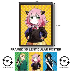 3DPWF-041 Anime - Anya Forger Framed Poster