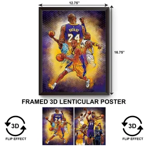 3DPWF-050 Sports - Lakers Thomas Bryant Framed Poster