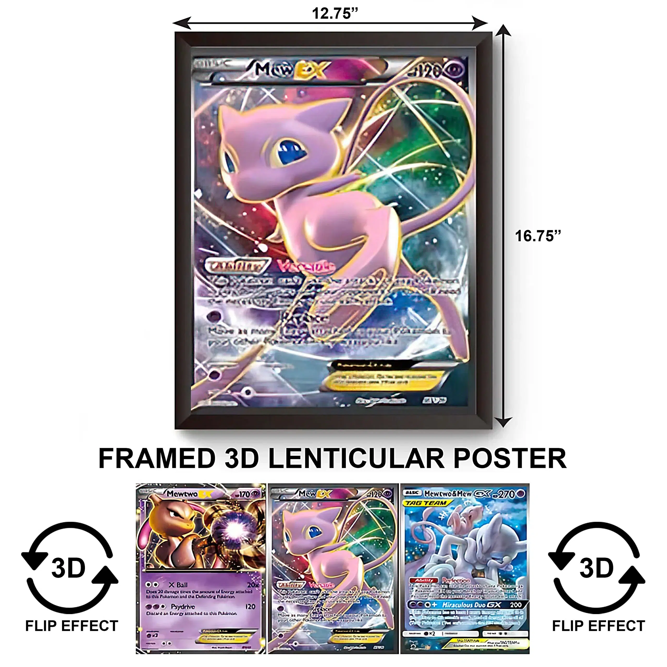 3DPWF-065 Anime - Mew Two Framed Poster