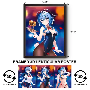 3DPWF-073 Anime - Ganyu Framed Poster
