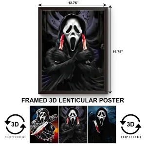 3DPWF-097 Movies - Scream Framed Poster