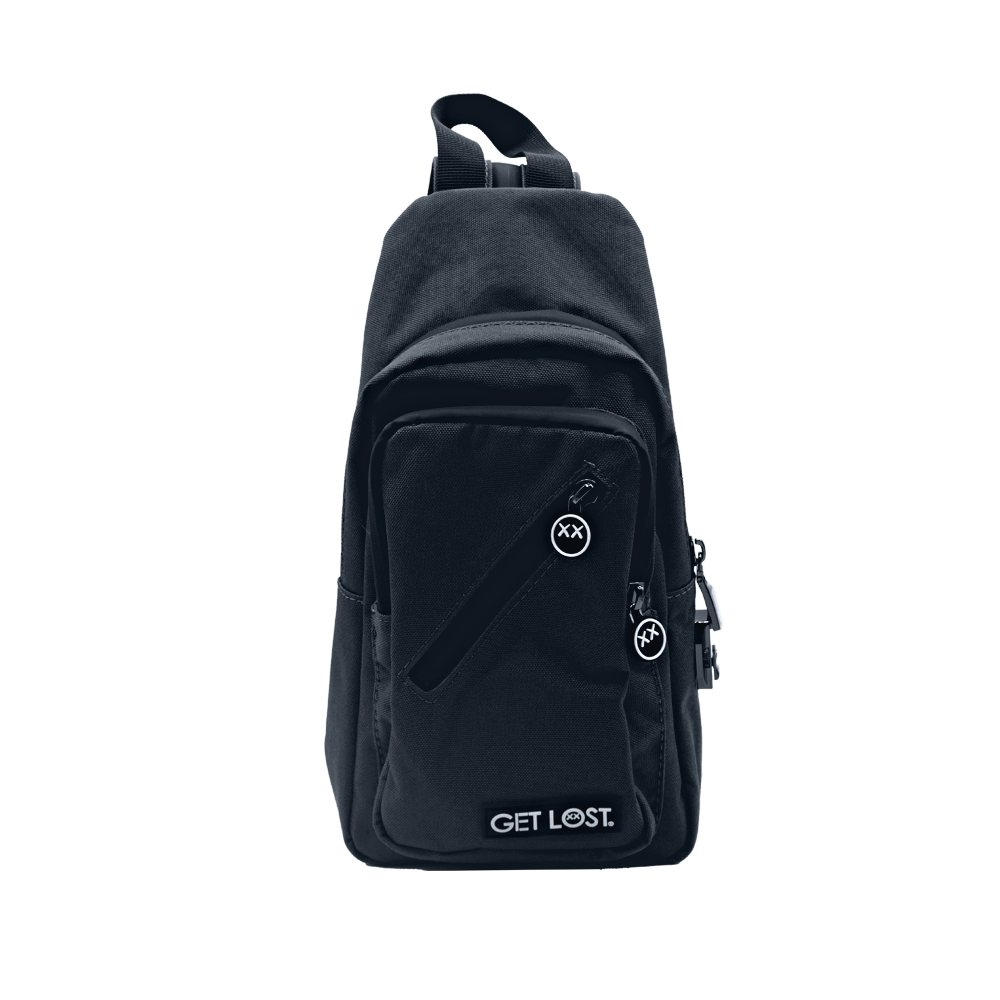 SPCB-BLK-001 Get Lost Smell Proof Convertible Bag (Black)