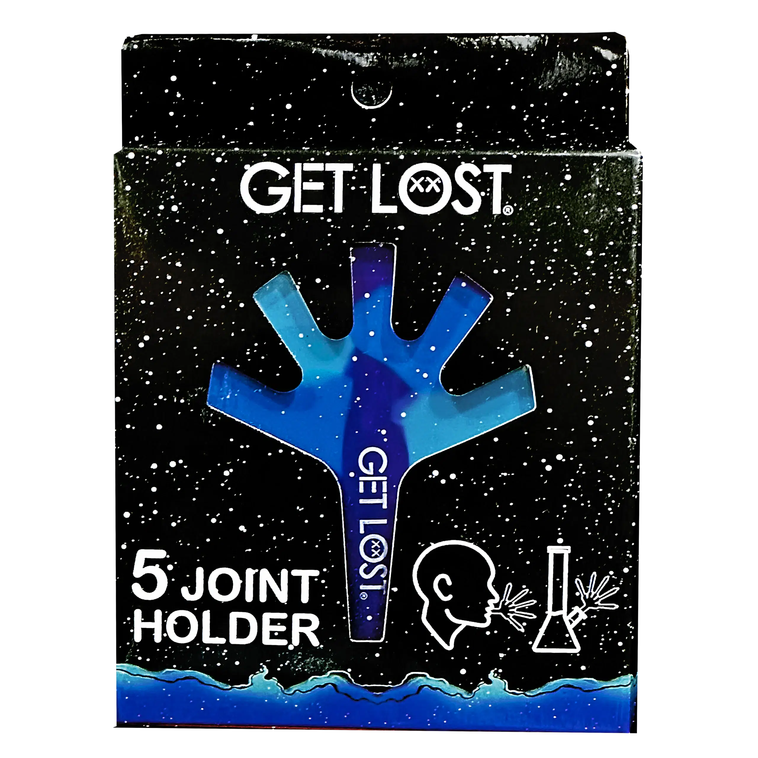 5JH-CLR-002 - Get Lost Silicone Joint Holder – Dual-Use 5-Joint Adapter (Colorful) - Image 3