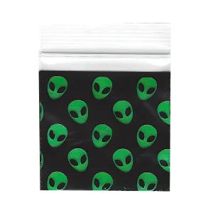 BAB-001 Apple Bag 15x15 (1000 Count) Green Alien