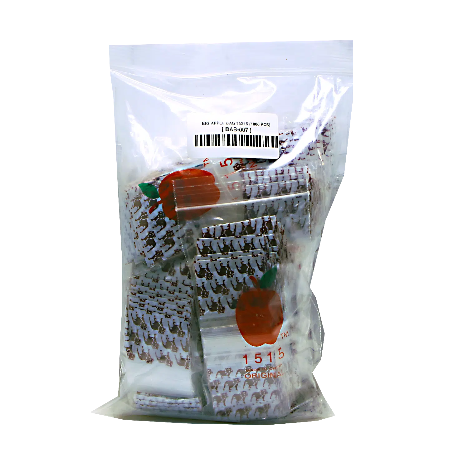 BAB-007 Apple Bag 15x15 (1000 Count) Top Dog - Image 3