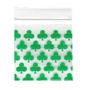 BAB-014 Apple Bag 15x15 (1000 Count) Clover Leaf