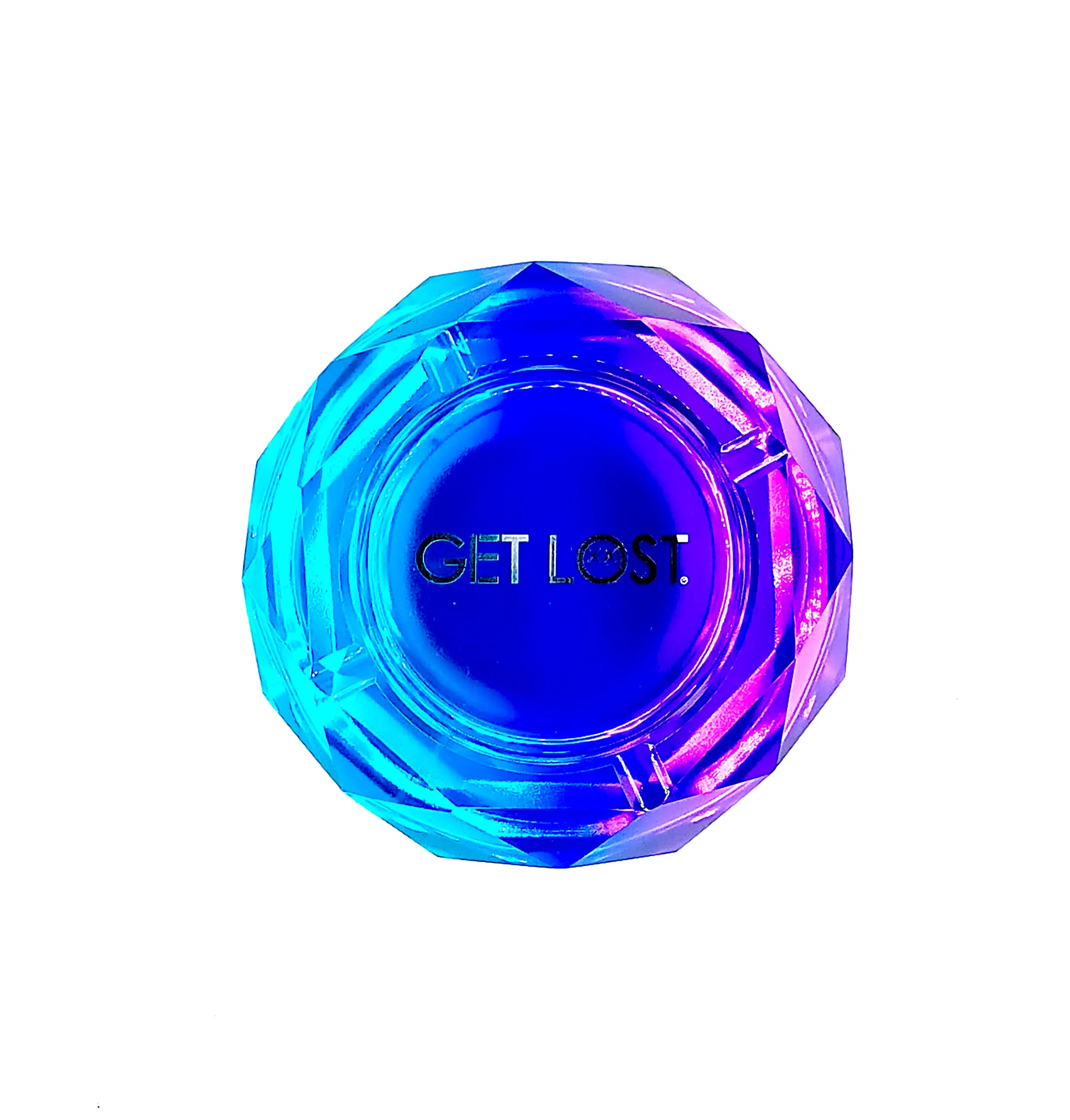 DA-BP-002 Get Lost Premium Diamond Ashtray Gradient (Blue Purple) - Image 6