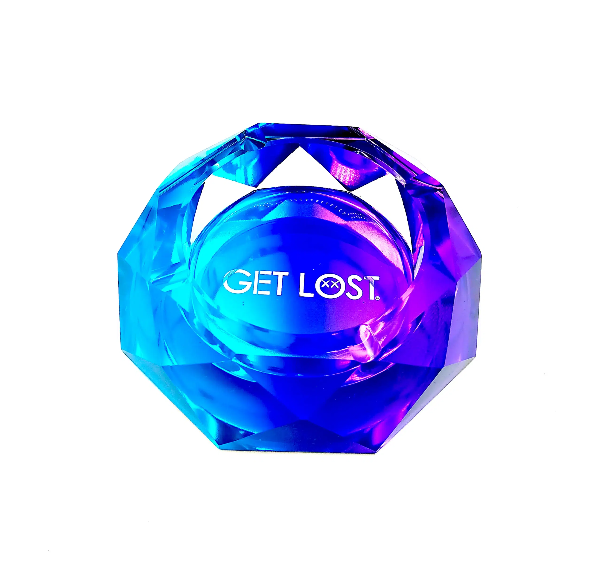 DA-BP-002 Get Lost Premium Diamond Ashtray Gradient (Blue Purple) - Image 8