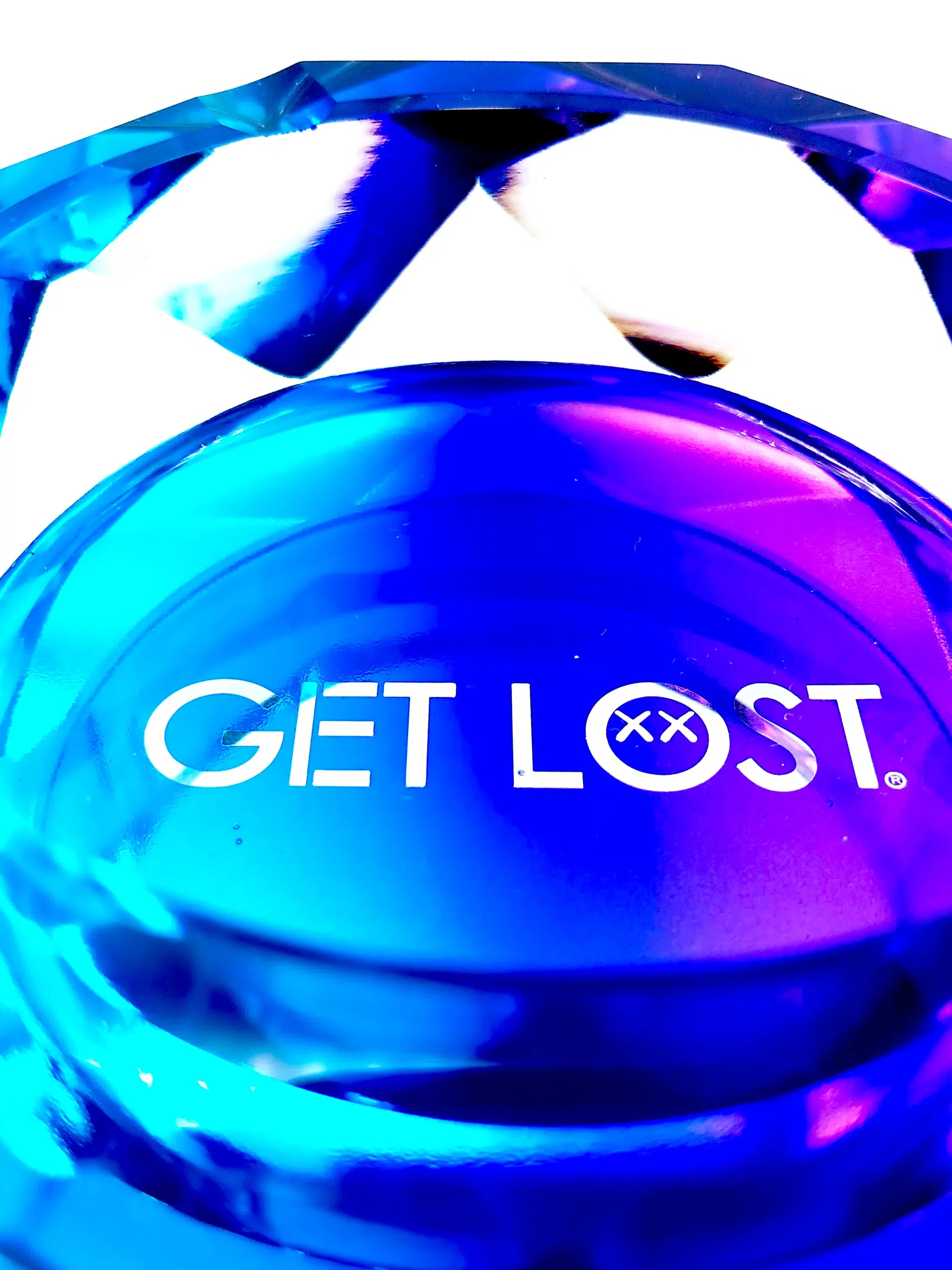 DA-BP-002 Get Lost Premium Diamond Ashtray Gradient (Blue Purple) - Image 10