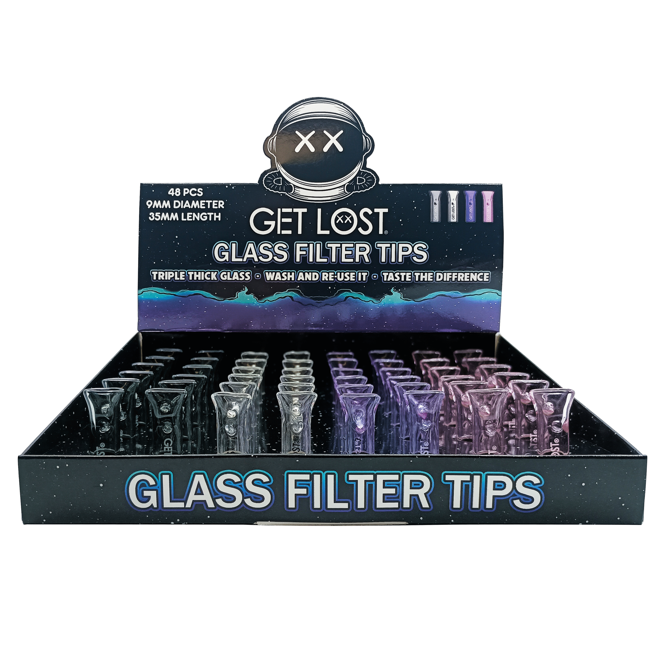 GFT-48-001 Glass Filter Tips (48 Count)