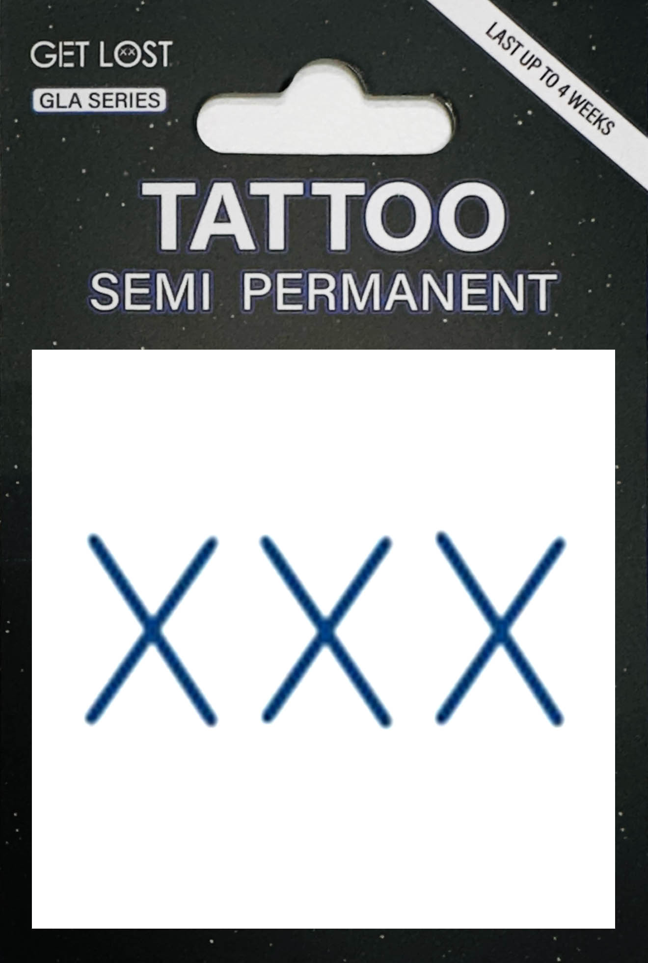 GLA-013 Semi Permanent Tattoo 2"x2"