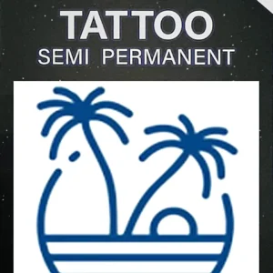 GLA-043 Semi Permanent Tattoo 2"x2"