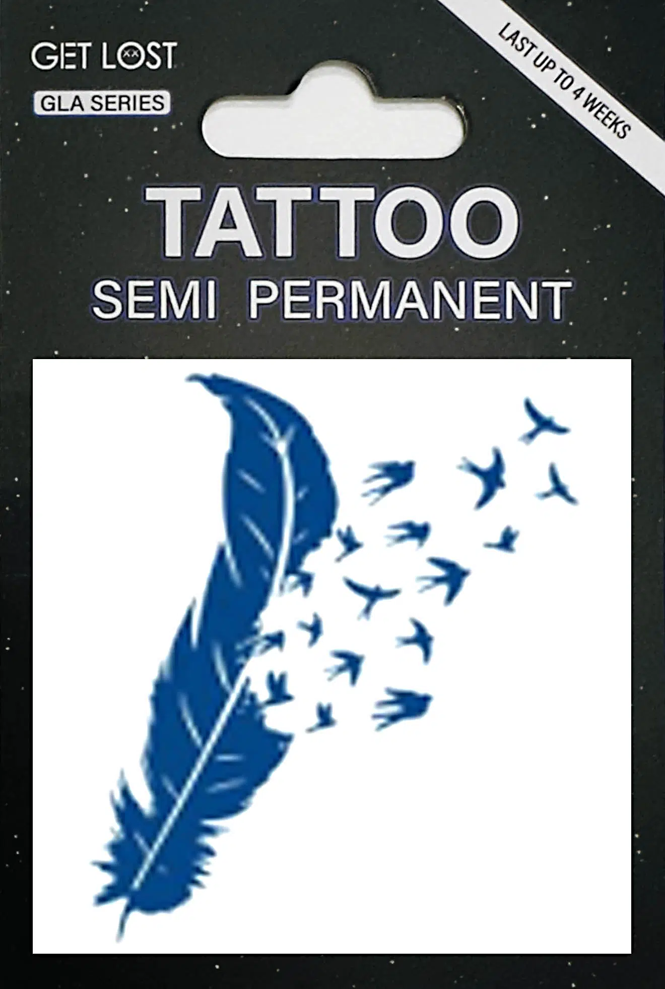 GLA-048 Semi Permanent Tattoo 2"x2"