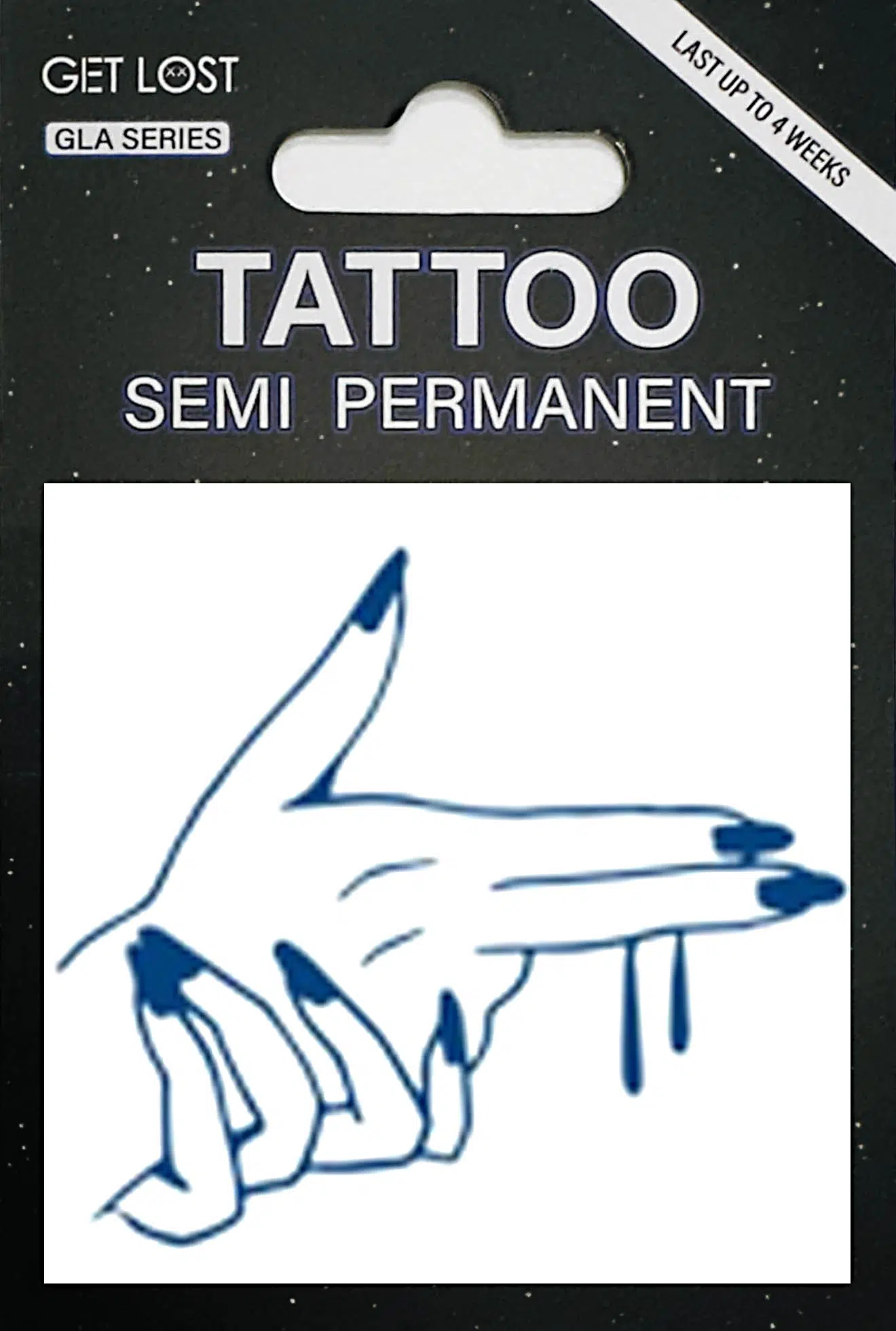 GLA-064 Semi Permanent Tattoo 2"x2"