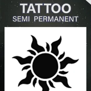 GLA-076 Semi Permanent Tattoo 2"x2"