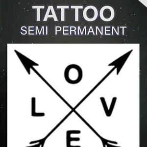GLA-085 Semi Permanent Tattoo 2"x2"