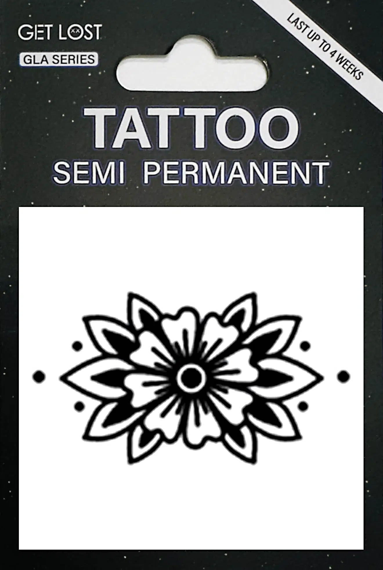 GLA-090 Semi Permanent Tattoo 2"x2"