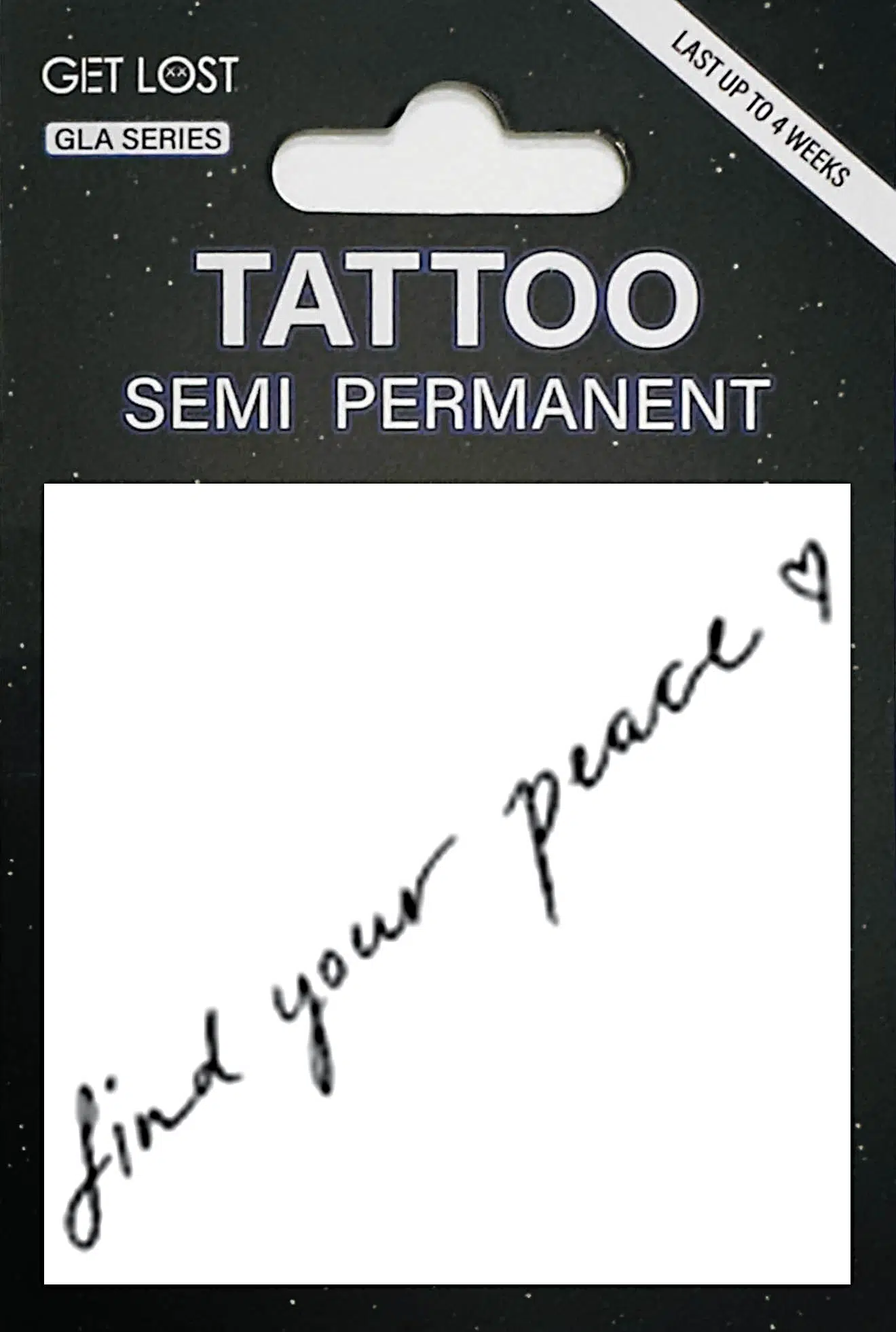 GLA-093 Semi Permanent Tattoo 2"x2"
