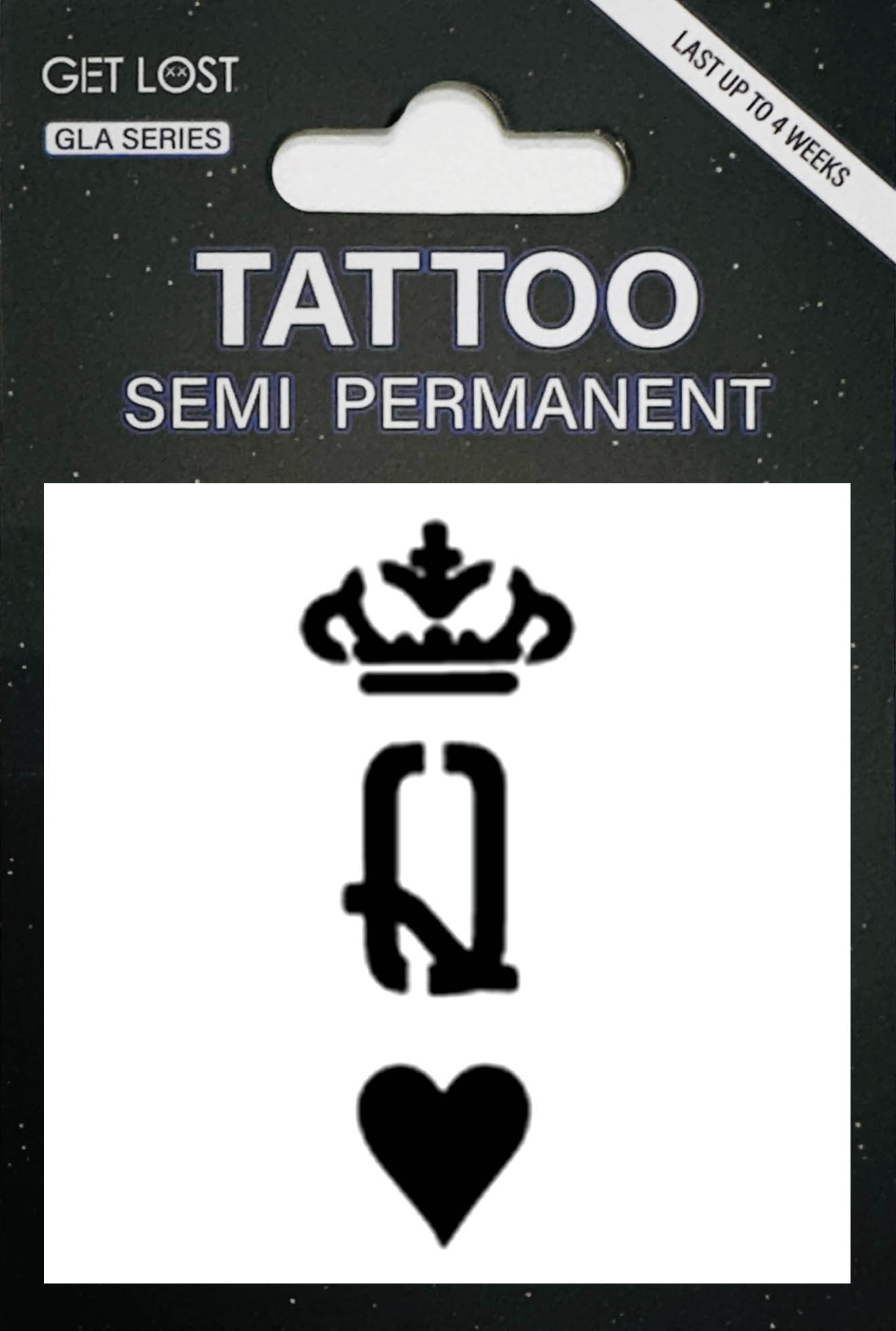 GLA-106 Semi Permanent Tattoo 2"x2"