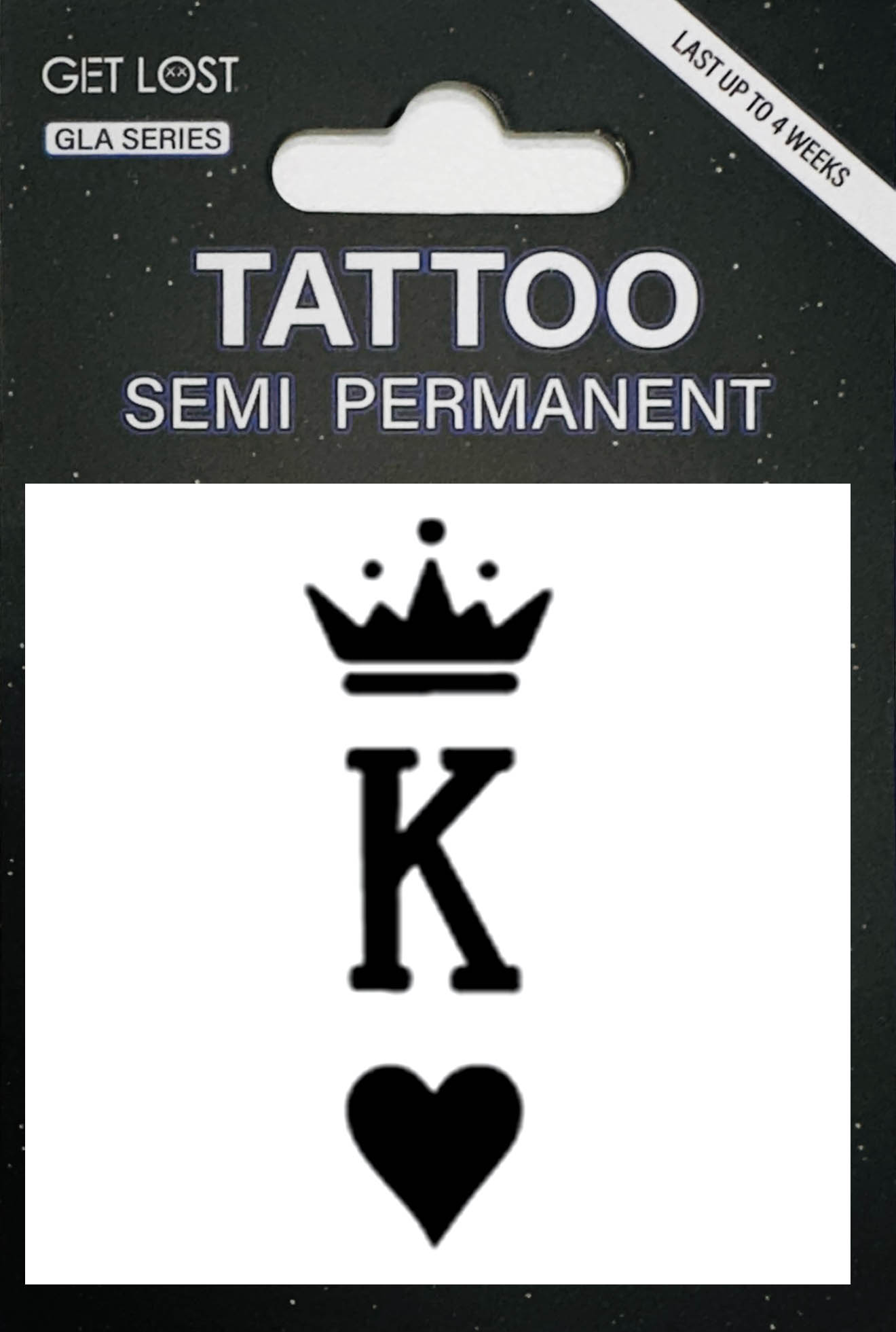 GLA-107 Semi Permanent Tattoo 2"x2"